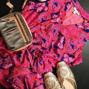 Gianni Bini GB Neon Patterned Jumpsuit